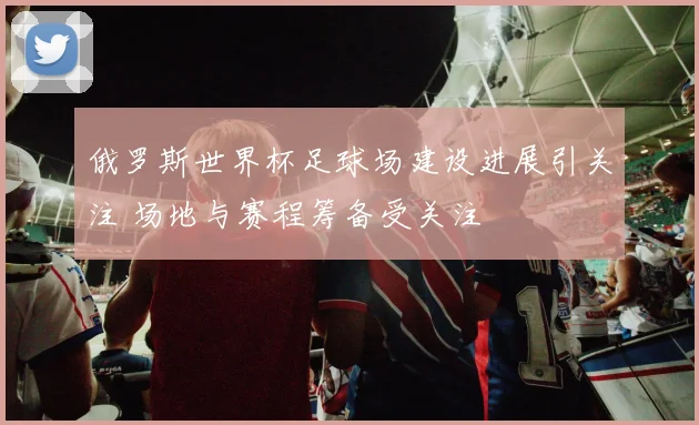俄罗斯世界杯足球场建设进展引关注 场地与赛程筹备受关注